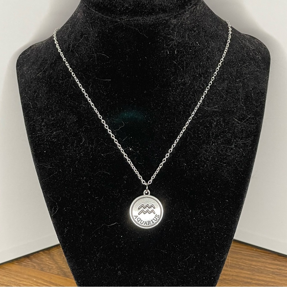 Handmade Aquarius Pendant Necklace
